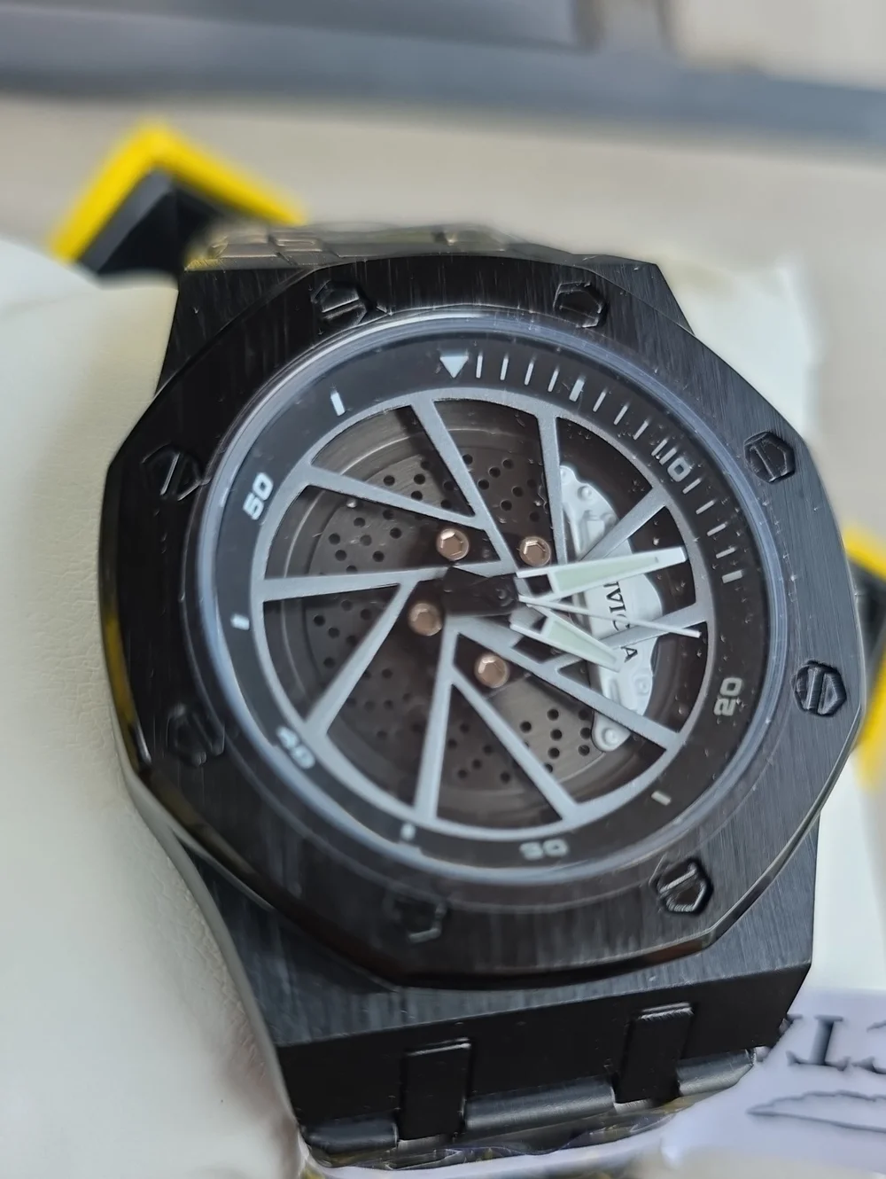 473. Invicta Speedway Rim Men's Watch - 42mm, Black (70037)